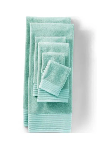 Lands' End Premium Supima Cotton Towel In Aqua Breeze