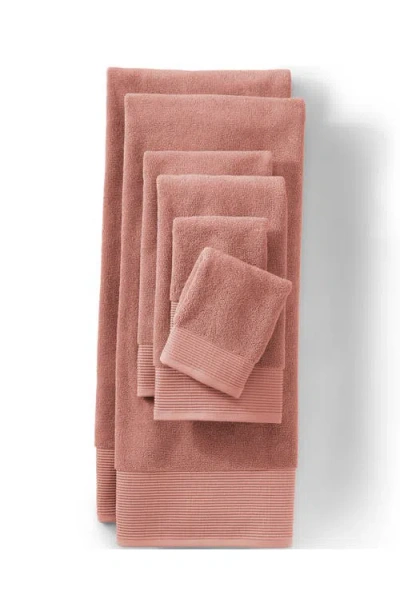 Lands' End Premium Supima Cotton Towel In Cameo Rose