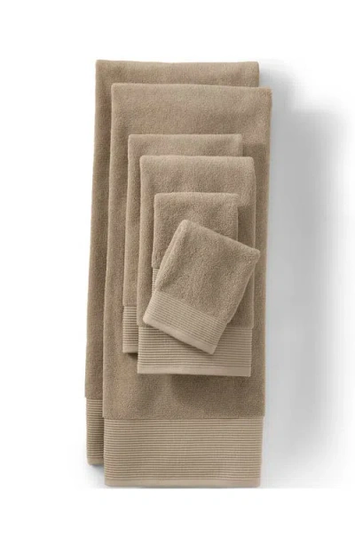 Lands' End Premium Supima Cotton Towel In Classic Khaki
