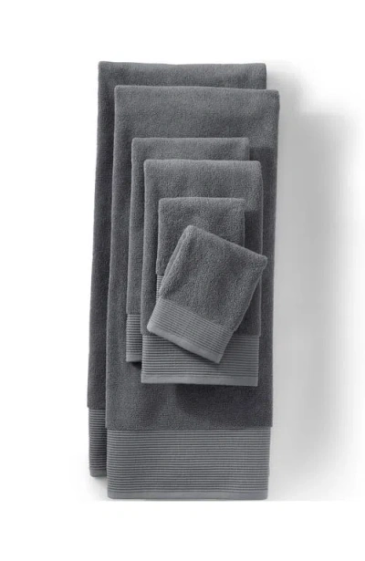 Lands' End Premium Supima Cotton Towel In Gray