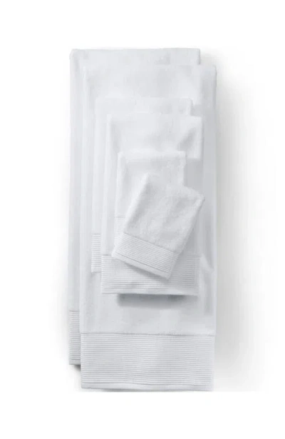 Lands' End Turkish Luxe Towel Set In White