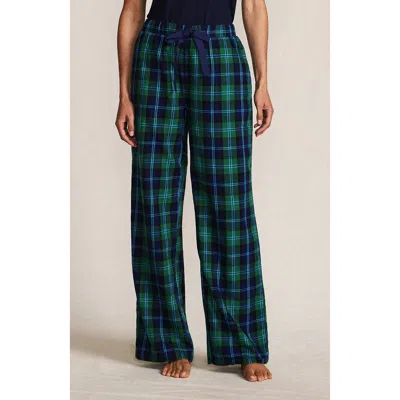 LANDS' END LANDS' END PRINT FLANNEL PAJAMA PANTS