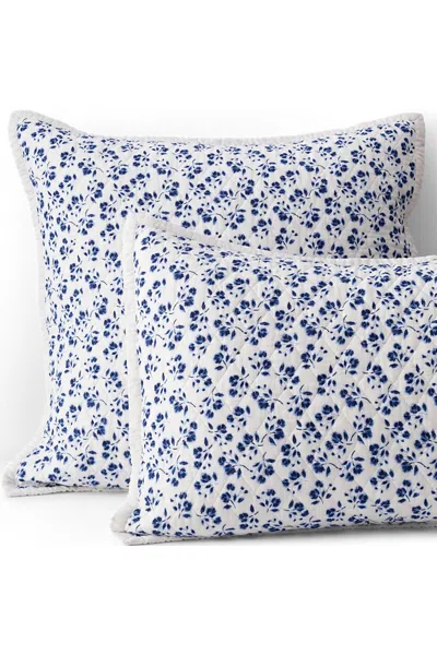 Lands' End Printed Diamond Double Voile Quilt Sham