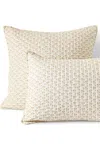 Lands' End Printed Seed Stitch Sham In Neutral