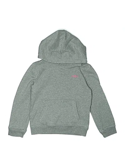 Pre-owned Lands' End Kids'  Pullover Hoodie In Gray