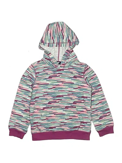 Pre-owned Lands' End Kids'  Pullover Hoodie In Purple