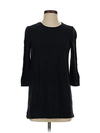 Pre-owned Lands' End Pullover Sweater In Black