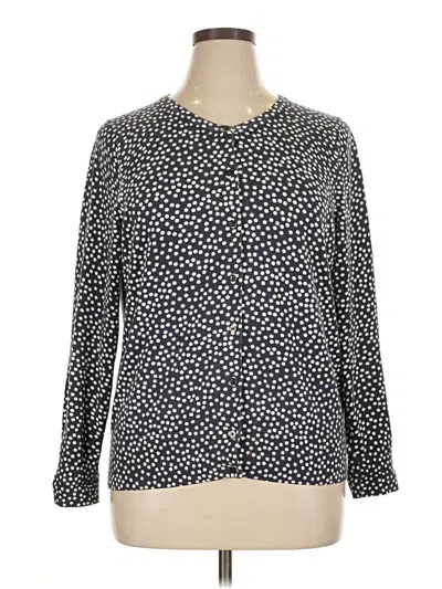 Pre-owned Lands' End Pullover Sweater In Black