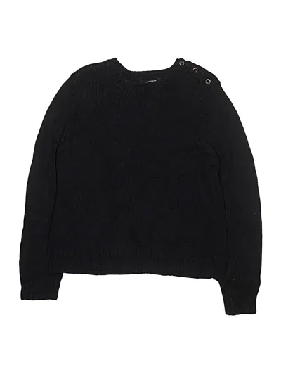 Pre-owned Lands' End Kids'  Pullover Sweater In Black