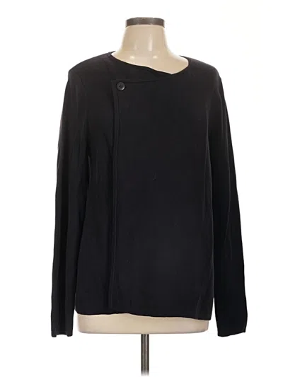 Pre-owned Lands' End Pullover Sweater In Black