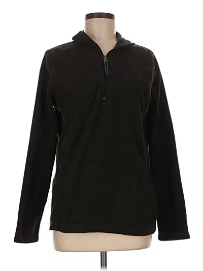Pre-owned Lands' End Pullover Sweater In Black