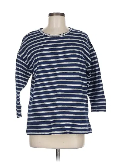 Pre-owned Lands' End Pullover Sweater In Blue