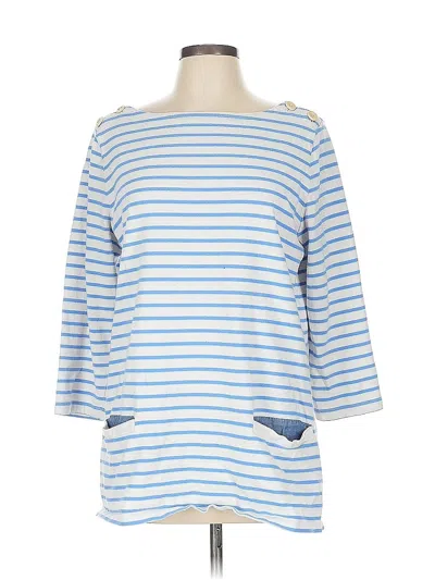 Pre-owned Lands' End Pullover Sweater In Blue