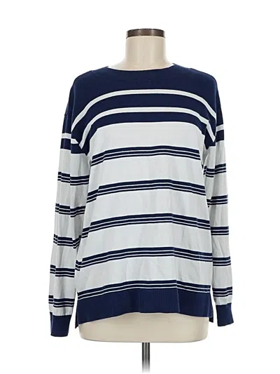 Pre-owned Lands' End Pullover Sweater In Blue