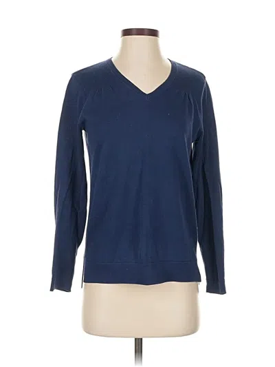 Pre-owned Lands' End Pullover Sweater In Blue