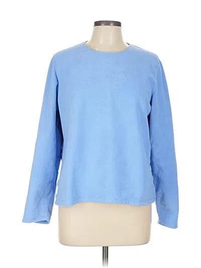 Pre-owned Lands' End Pullover Sweater In Blue