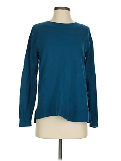 Pre-owned Lands' End Pullover Sweater In Blue