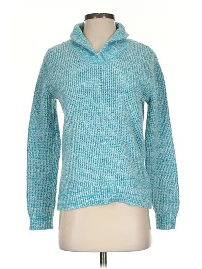 Pre-owned Lands' End Pullover Sweater In Blue