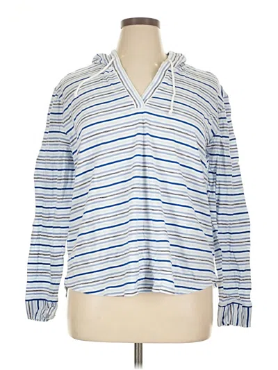 Pre-owned Lands' End Pullover Sweater In Blue