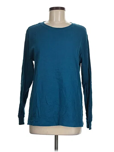 Pre-owned Lands' End Pullover Sweater In Blue