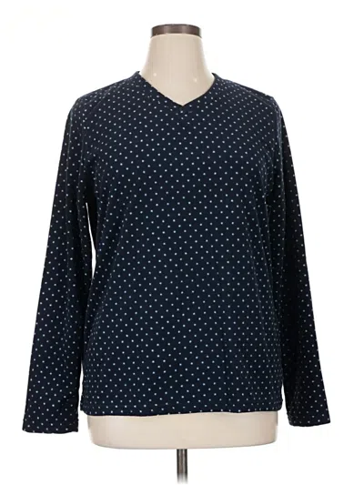 Pre-owned Lands' End Pullover Sweater In Blue