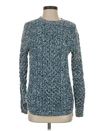 Pre-owned Lands' End Pullover Sweater In Blue
