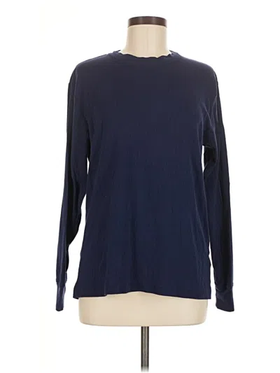 Pre-owned Lands' End Pullover Sweater In Blue