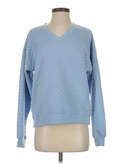 Pre-owned Lands' End Pullover Sweater In Blue