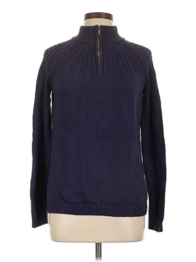 Pre-owned Lands' End Pullover Sweater In Blue