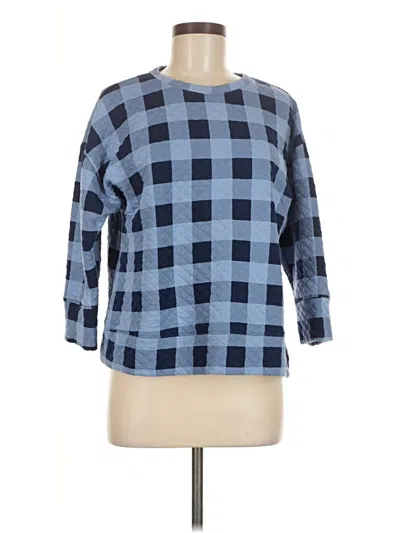 Pre-owned Lands' End Pullover Sweater In Blue