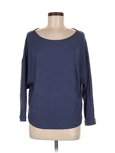 Pre-owned Lands' End Pullover Sweater In Blue