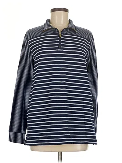 Pre-owned Lands' End Pullover Sweater In Blue