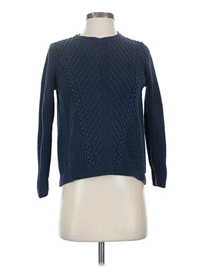 Pre-owned Lands' End Pullover Sweater In Blue
