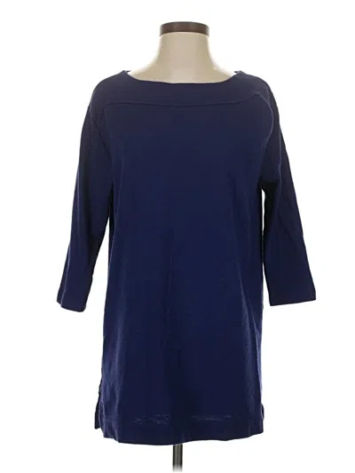 Pre-owned Lands' End Pullover Sweater In Blue