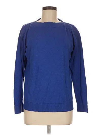 Pre-owned Lands' End Pullover Sweater In Blue