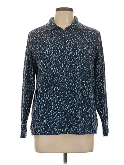 Pre-owned Lands' End Pullover Sweater In Blue