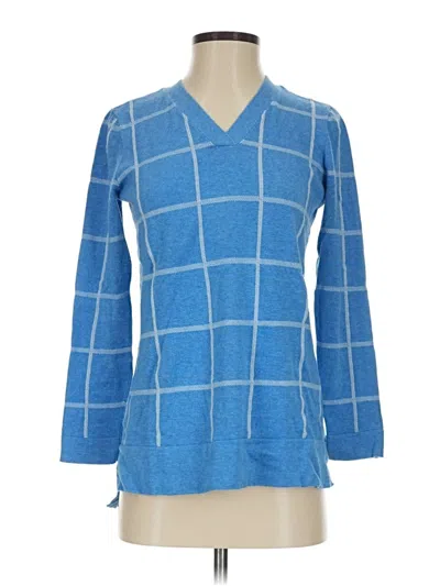 Pre-owned Lands' End Pullover Sweater In Blue