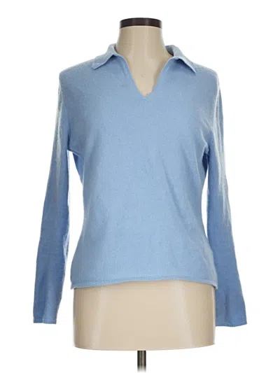 Pre-owned Lands' End Pullover Sweater In Blue