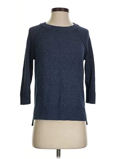 Pre-owned Lands' End Pullover Sweater In Blue