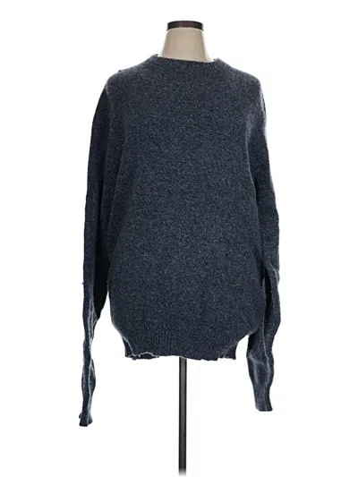 Pre-owned Lands' End Pullover Sweater In Blue