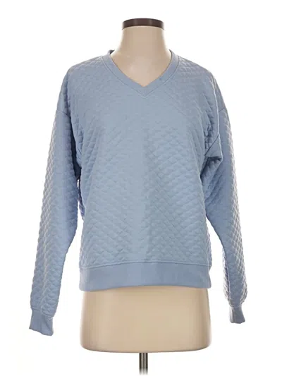 Pre-owned Lands' End Pullover Sweater In Blue
