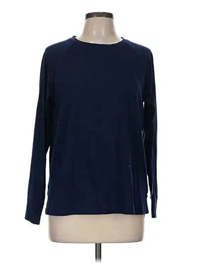 Pre-owned Lands' End Pullover Sweater In Blue