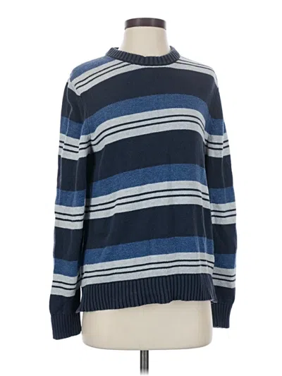 Pre-owned Lands' End Pullover Sweater In Blue