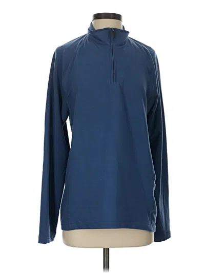 Pre-owned Lands' End Pullover Sweater In Blue