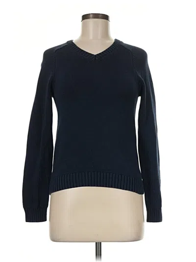Pre-owned Lands' End Pullover Sweater In Blue