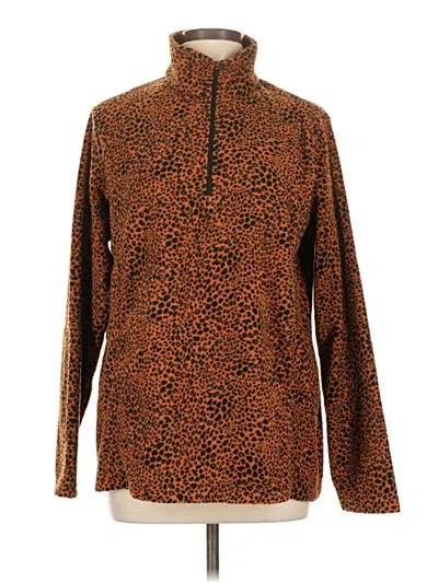 Pre-owned Lands' End Pullover Sweater In Brown