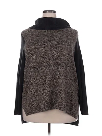 Pre-owned Lands' End Pullover Sweater In Brown