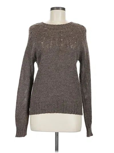Pre-owned Lands' End Pullover Sweater In Brown