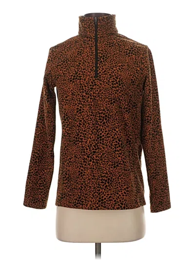 Pre-owned Lands' End Pullover Sweater In Brown