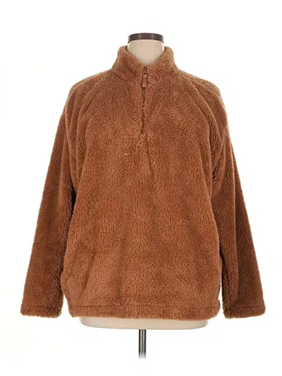 Pre-owned Lands' End Pullover Sweater In Brown